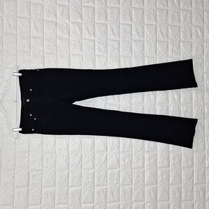 Z. CAVARICCI Black Textured Material Pants